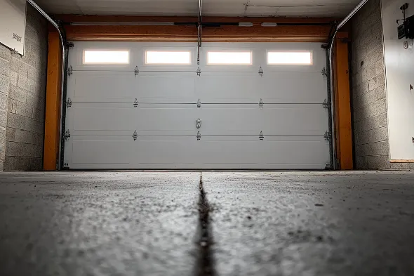 Garage door maintenance work