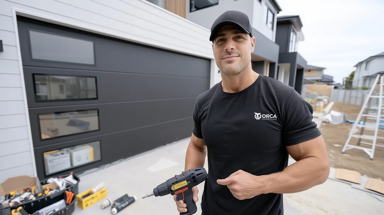 Garage door repair professional