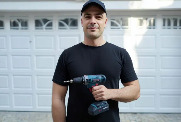 Garage door installation project